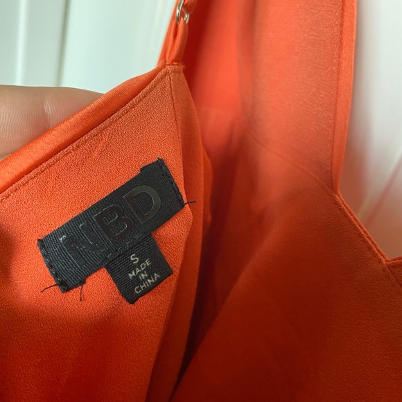 Beautiful orange silk mini dress from revolve🧡 - Picture 5 of 5